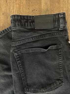 Everlane High-Rise Jeans — Washed Black